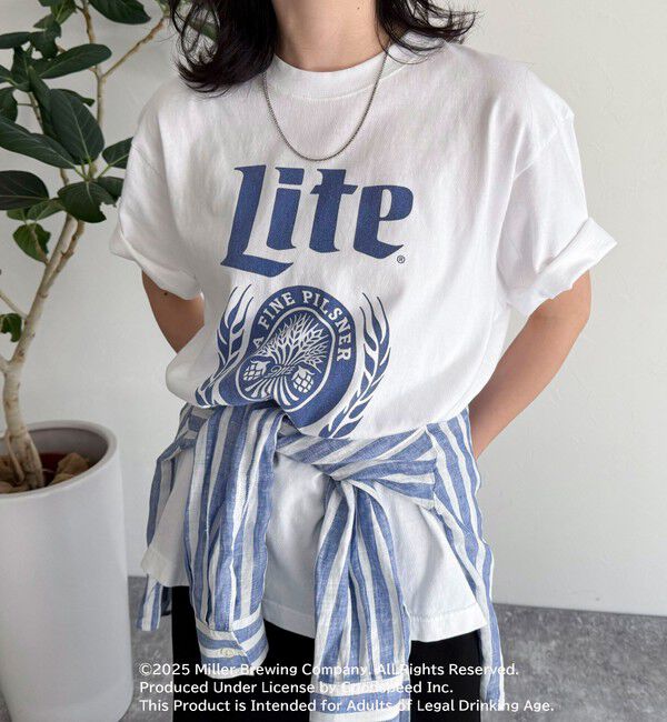 fredy emue「【GOOD ROCK SPEED/グッドロックスピード】Miller LITE 半袖Tシャツ」|Tシャツ・カットソー|