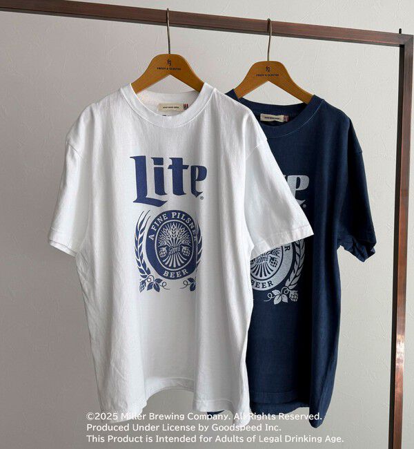 fredy emue「【GOOD ROCK SPEED/グッドロックスピード】Miller LITE 半袖Tシャツ」|Tシャツ・カットソー|