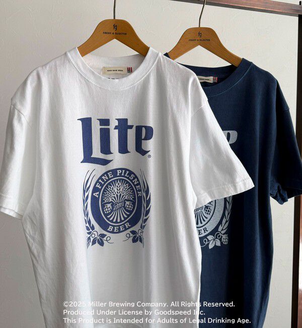 fredy emue「【GOOD ROCK SPEED/グッドロックスピード】Miller LITE 半袖Tシャツ」|Tシャツ・カットソー|
