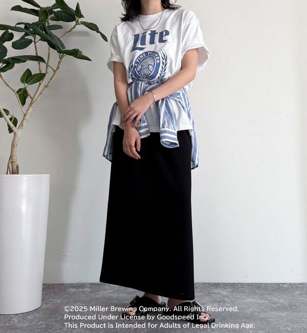 fredy emue「【GOOD ROCK SPEED/グッドロックスピード】Miller LITE 半袖Tシャツ」|Tシャツ・カットソー|