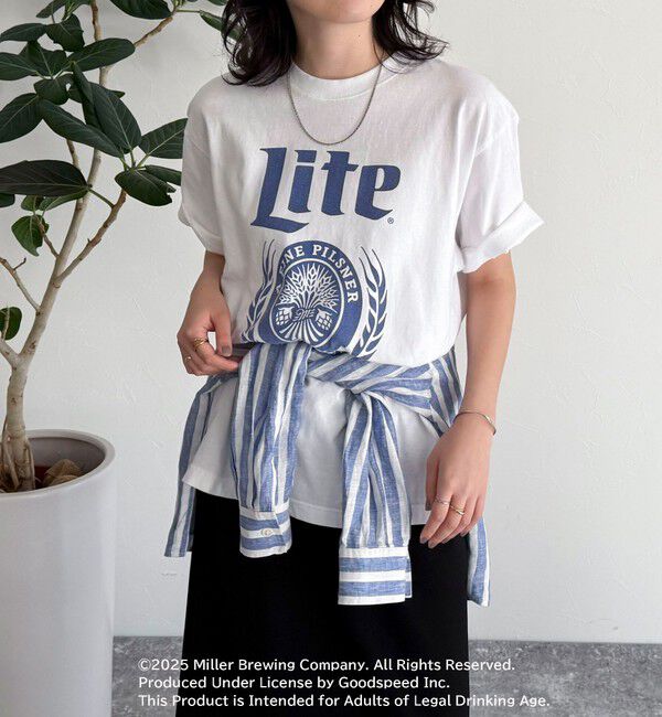 fredy emue「【GOOD ROCK SPEED/グッドロックスピード】Miller LITE 半袖Tシャツ」|Tシャツ・カットソー|