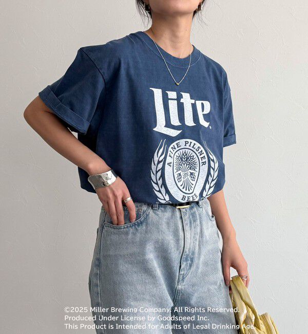 fredy emue「【GOOD ROCK SPEED/グッドロックスピード】Miller LITE 半袖Tシャツ」|Tシャツ・カットソー|