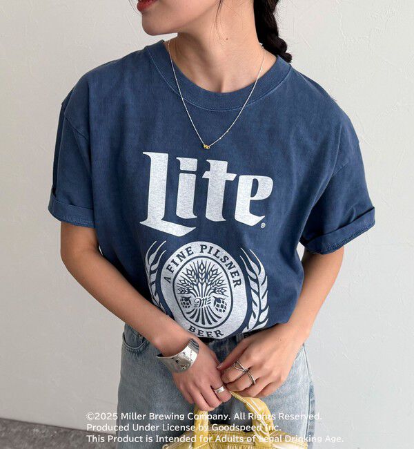 fredy emue「【GOOD ROCK SPEED/グッドロックスピード】Miller LITE 半袖Tシャツ」|Tシャツ・カットソー|