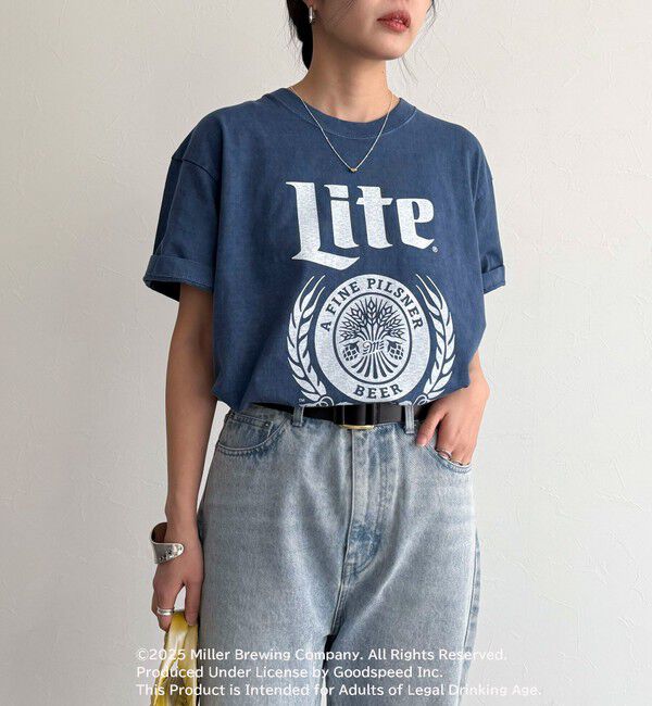 fredy emue「【GOOD ROCK SPEED/グッドロックスピード】Miller LITE 半袖Tシャツ」|Tシャツ・カットソー|