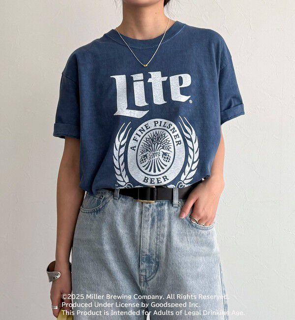 fredy emue「【GOOD ROCK SPEED/グッドロックスピード】Miller LITE 半袖Tシャツ」|Tシャツ・カットソー|