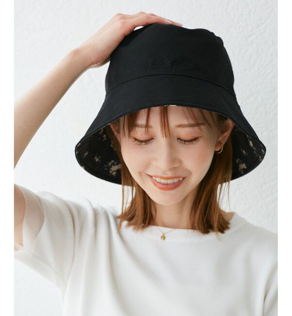 ROPE PICNIC PASSAGE「【UVカット・前後2WAY】マルチウェイフラワーリバーシブルハット」|ハット|