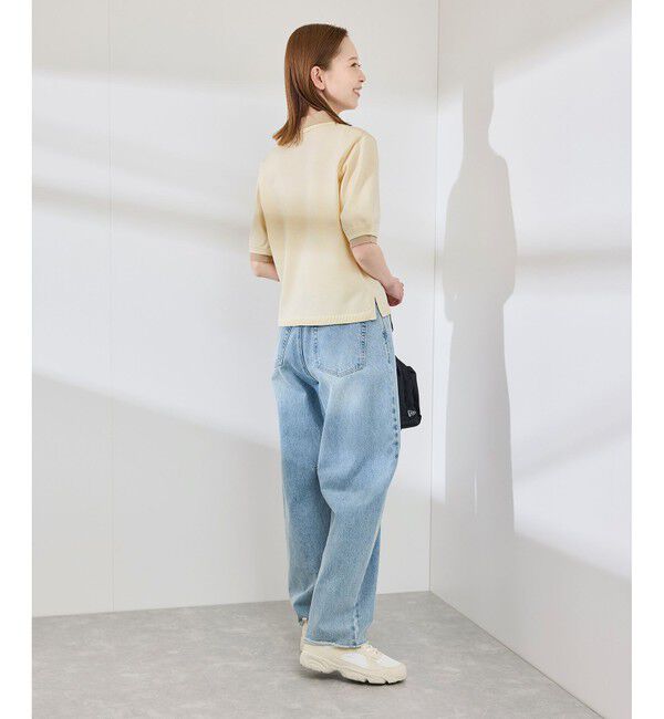 Rope&rsquo;Picnic「レイヤード風ニットポロシャツ」|ポロシャツ|