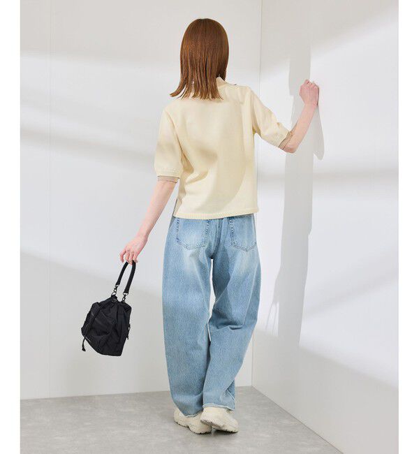 Rope&rsquo;Picnic「レイヤード風ニットポロシャツ」|ポロシャツ|