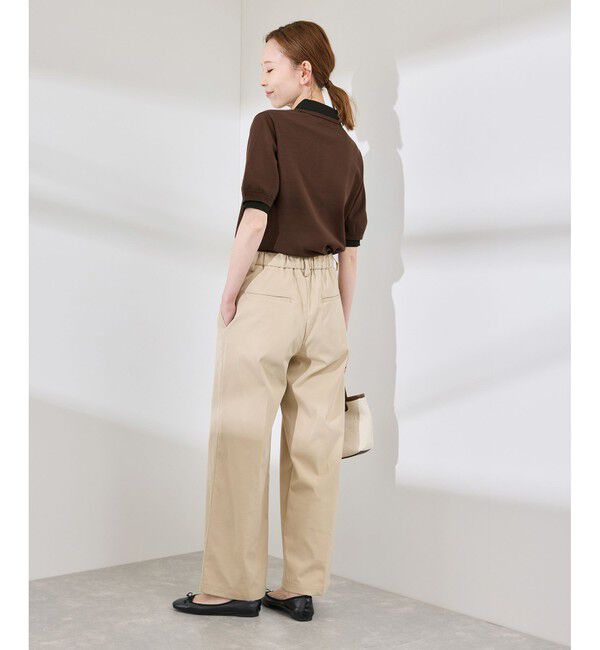 Rope&rsquo;Picnic「レイヤード風ニットポロシャツ」|ポロシャツ|