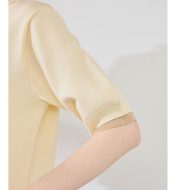 Rope&rsquo;Picnic「レイヤード風ニットポロシャツ」|ポロシャツ|