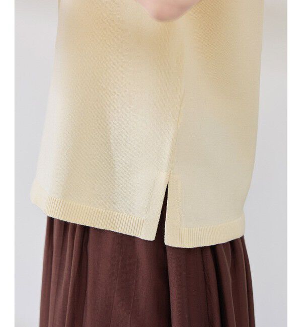 Rope&rsquo;Picnic「レイヤード風ニットポロシャツ」|ポロシャツ|
