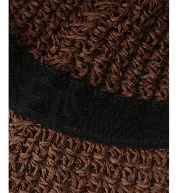 ROPE PICNIC PASSAGE「ライン編みペーパーハット」|ハット|