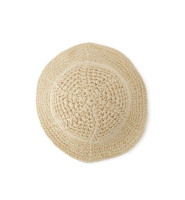 ROPE PICNIC PASSAGE「ライン編みペーパーハット」|ハット|