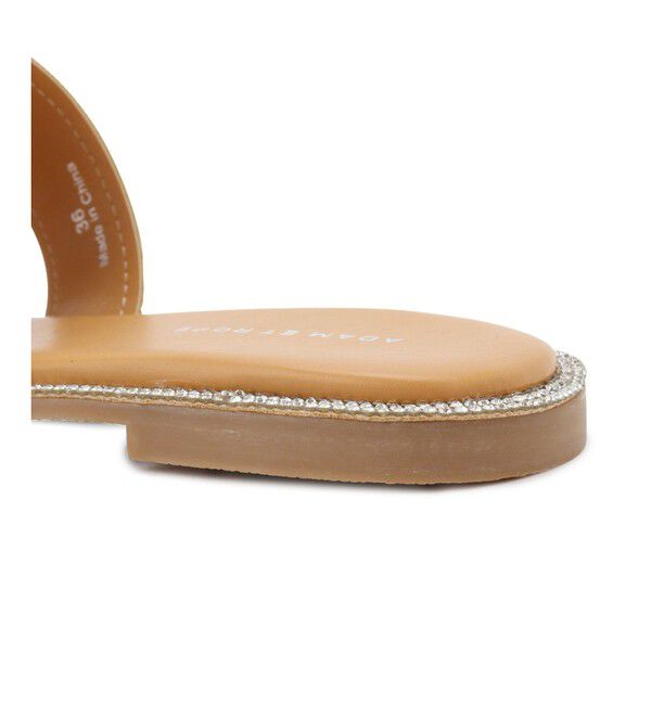 ADAM ET ROPE'「Iストラップラインストーンサンダル」|サンダル|