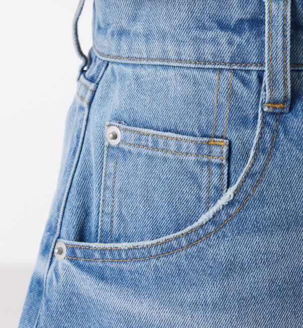  「Q.anos　レイヤードデニムスカート」|スカート|