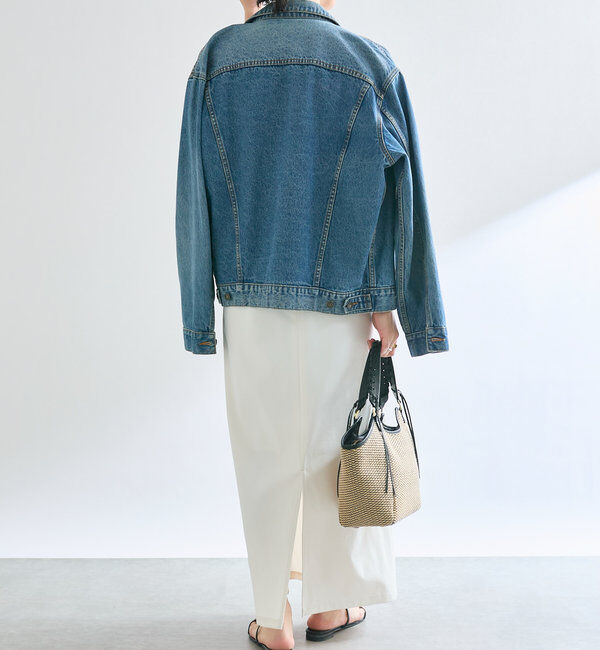  「【イージーな履き心地】ツイルストレッチIラインスカート」|スカート|