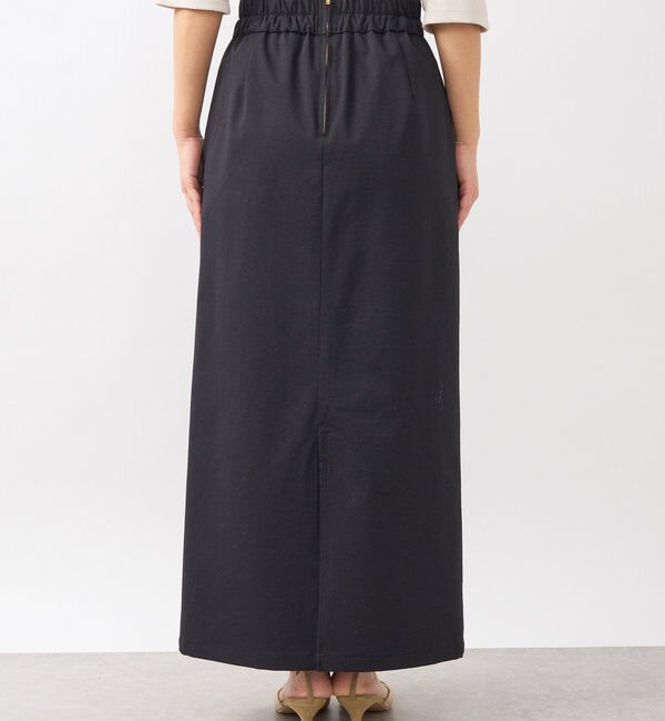  「【イージーな履き心地】ツイルストレッチIラインスカート」|スカート|