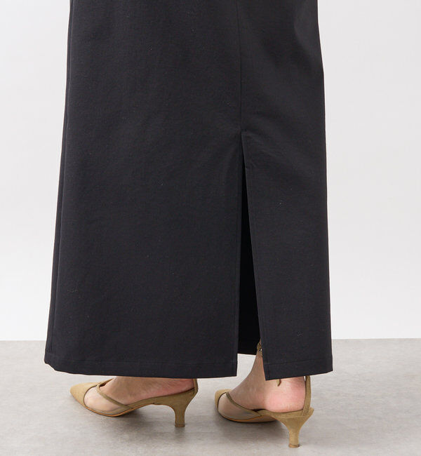  「【イージーな履き心地】ツイルストレッチIラインスカート」|スカート|