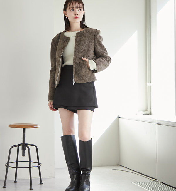  「パフスリーブボアジャケット」|その他|