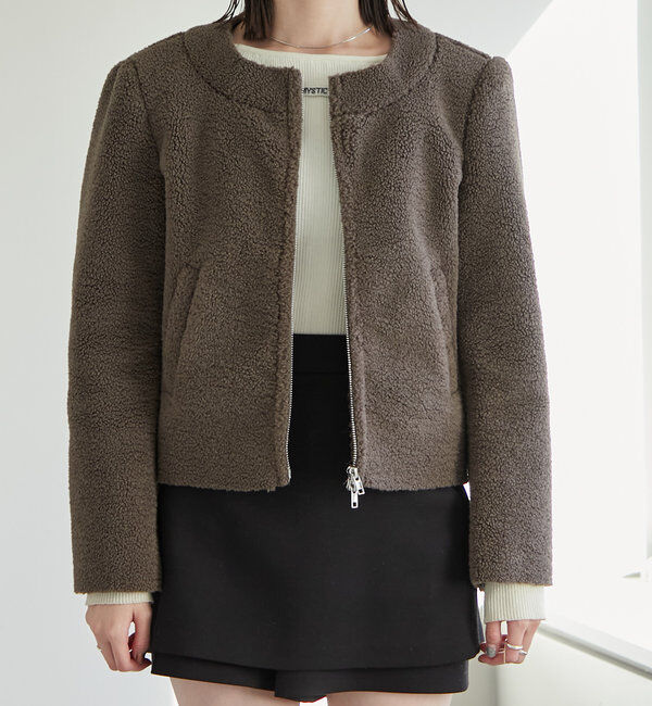  「パフスリーブボアジャケット」|その他|