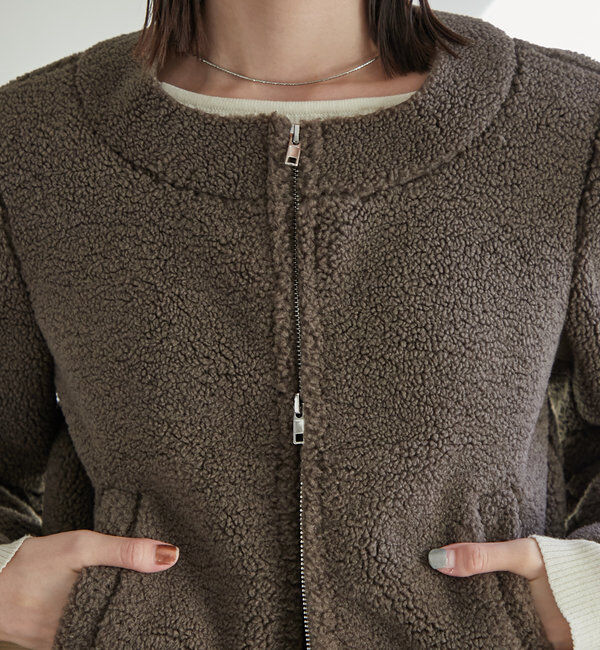  「パフスリーブボアジャケット」|その他|