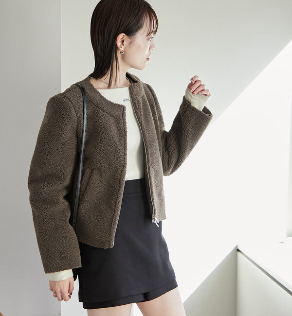  「パフスリーブボアジャケット」|その他|