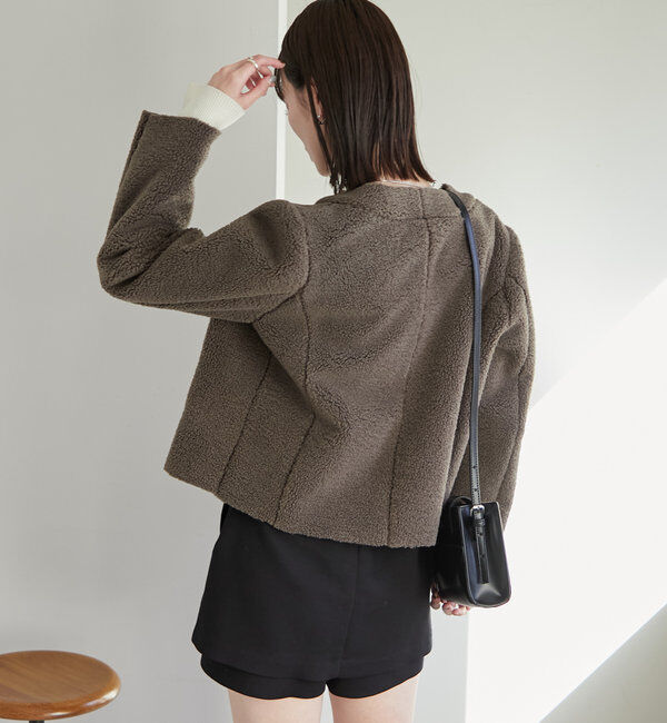  「パフスリーブボアジャケット」|その他|