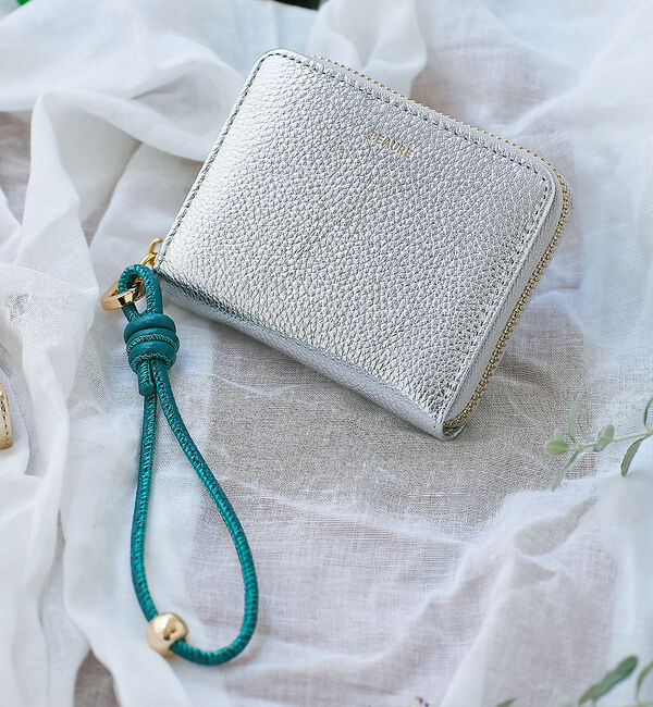 collex「【WEB限定】【BEAURE/ヴュレ】ストライプ付きウォレット」|財布|シルバー