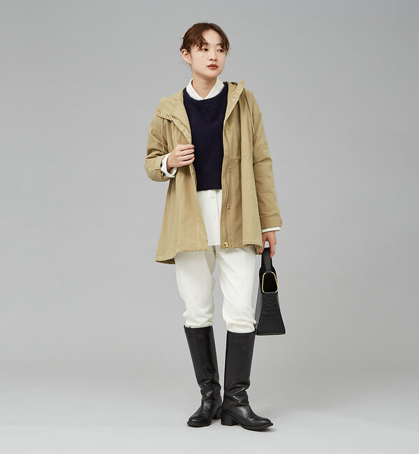 qualite「ドローストリングマウンテンパーカ」|パーカー|