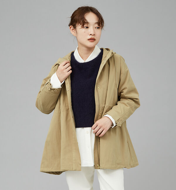 qualite「ドローストリングマウンテンパーカ」|パーカー|