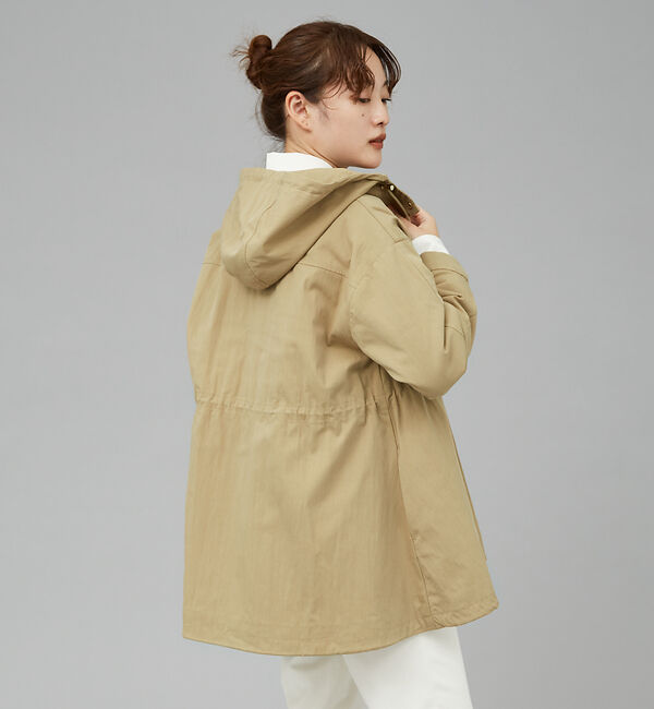 qualite「ドローストリングマウンテンパーカ」|パーカー|