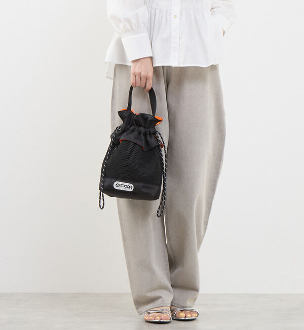 SOFFITTO「【Soffitto別注】RISLEY&times;OUTDOORコラボ キャンディメッシュバッグ [[R2401-CMB21]]」|ハンドバッグ|