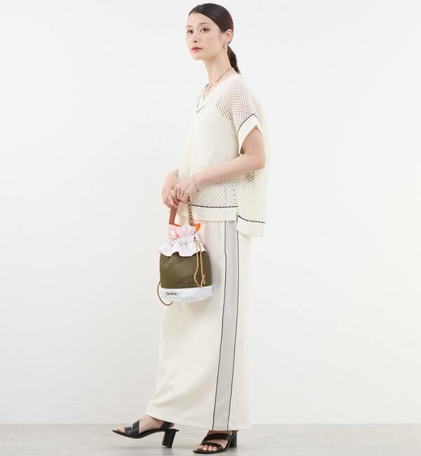 SOFFITTO「【Soffitto別注】RISLEY&times;OUTDOORコラボ キャンディメッシュバッグ [[R2401-CMB21]]」|ハンドバッグ|