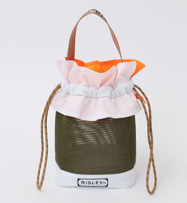 SOFFITTO「【Soffitto別注】RISLEY&times;OUTDOORコラボ キャンディメッシュバッグ [[R2401-CMB21]]」|ハンドバッグ|