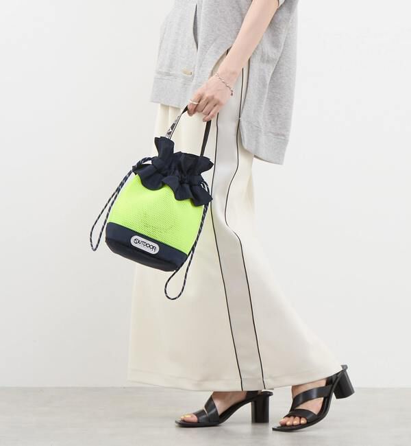 SOFFITTO「【Soffitto別注】RISLEY&times;OUTDOORコラボ キャンディメッシュバッグ [[R2401-CMB21]]」|ハンドバッグ|イエロー系その他