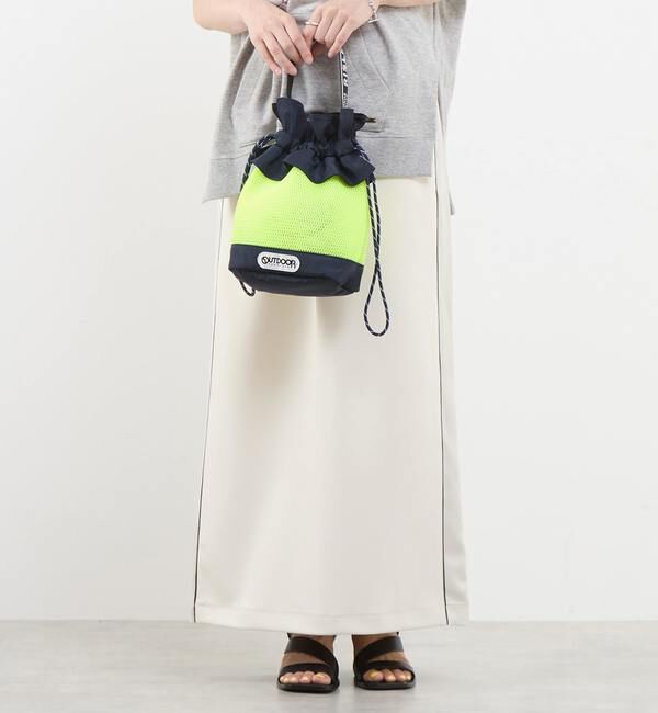 SOFFITTO「【Soffitto別注】RISLEY&times;OUTDOORコラボ キャンディメッシュバッグ [[R2401-CMB21]]」|ハンドバッグ|