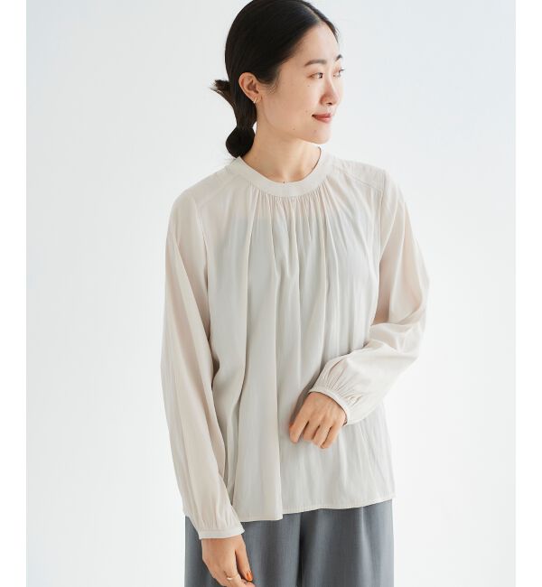  「ブラウスレイヤードニットベスト」|ベスト・ジレ|