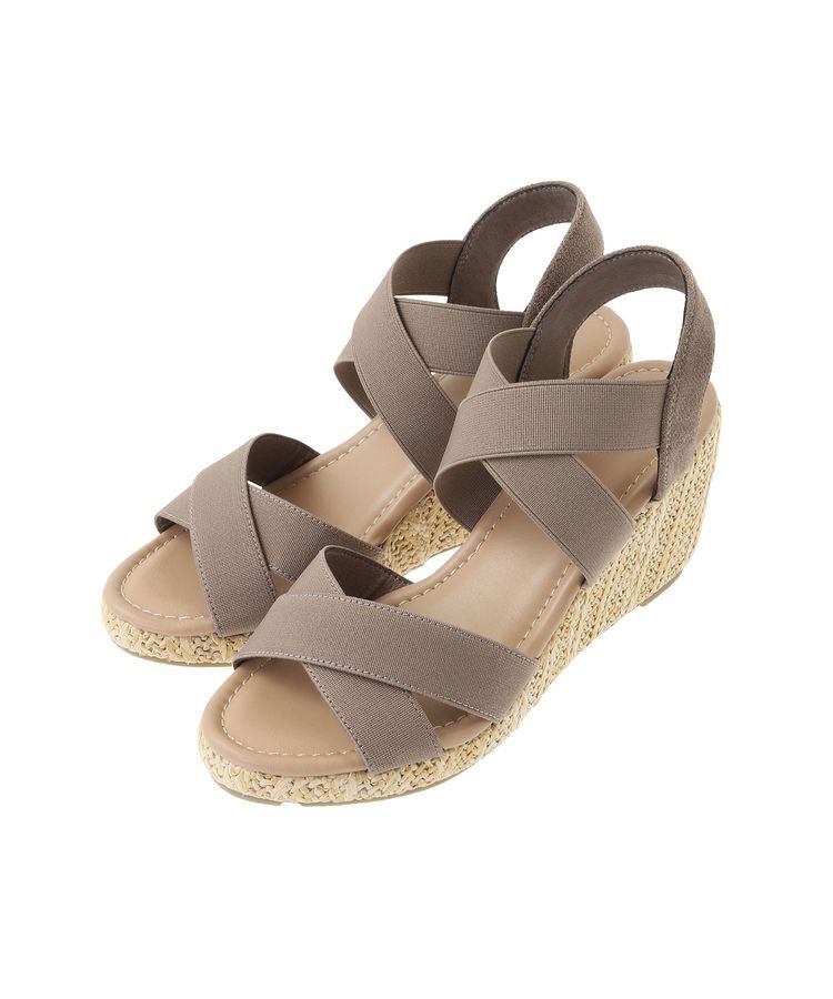 Green Parks「・minia ゴムウェッジサンダル」|サンダル|