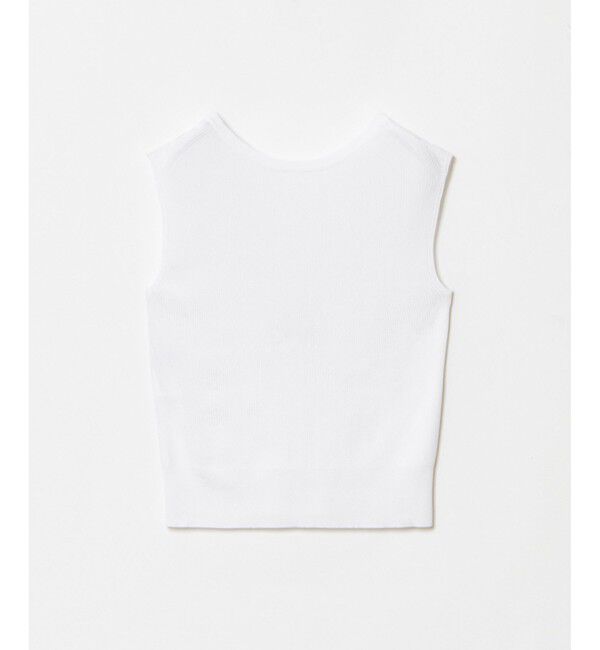 LOULOU WILLOUGHBY「《ドラマ着用》【LOULOU WILLOUGHBY】ブライトレーヨンリブタンク」|ニット・セーター|