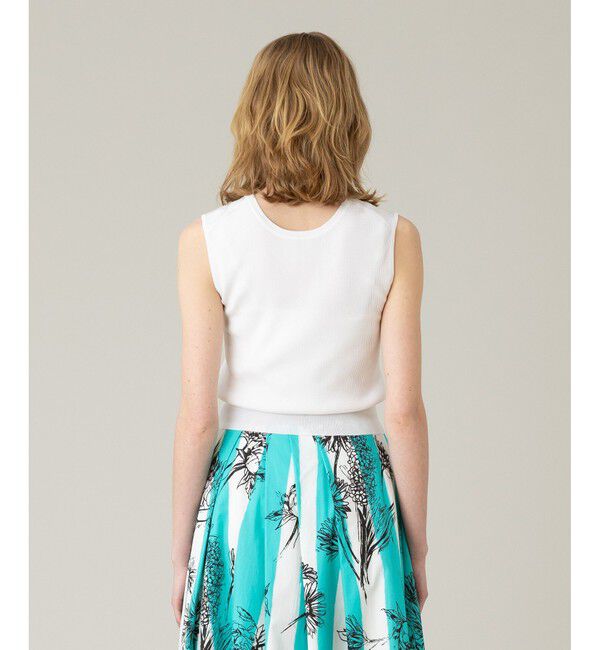 LOULOU WILLOUGHBY「《ドラマ着用》【LOULOU WILLOUGHBY】ブライトレーヨンリブタンク」|ニット・セーター|