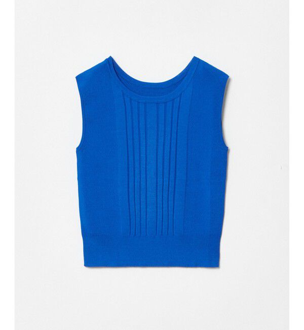 LOULOU WILLOUGHBY「《ドラマ着用》【LOULOU WILLOUGHBY】ブライトレーヨンリブタンク」|ニット・セーター|