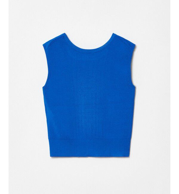 LOULOU WILLOUGHBY「《ドラマ着用》【LOULOU WILLOUGHBY】ブライトレーヨンリブタンク」|ニット・セーター|