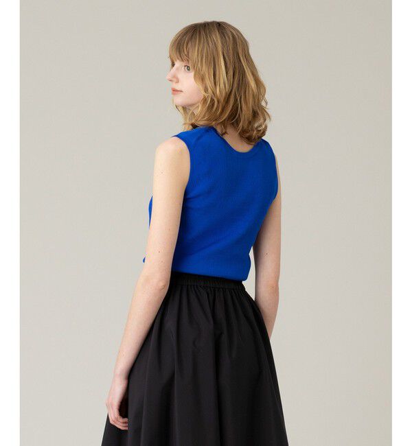 LOULOU WILLOUGHBY「《ドラマ着用》【LOULOU WILLOUGHBY】ブライトレーヨンリブタンク」|ニット・セーター|