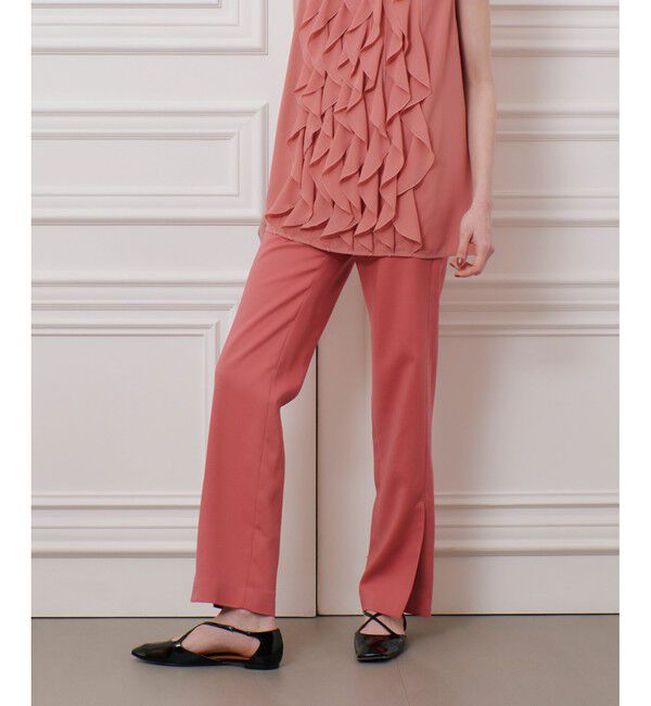 LOULOU WILLOUGHBY「【LOULOU WILLOUGHBY】ダブルクロススリムパンツ」|チノ|