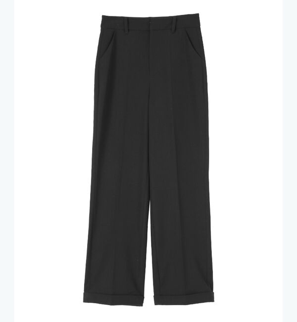 ur's「裾ダブルセンタープレスパンツ」|スラックス|