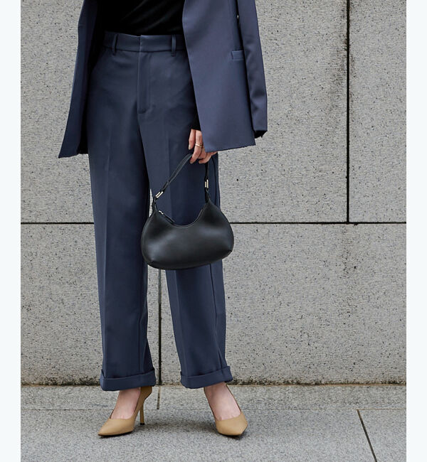 ur's「裾ダブルセンタープレスパンツ」|スラックス|