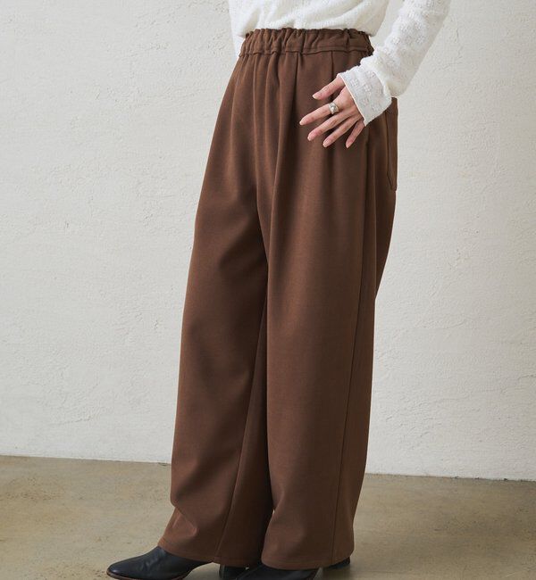  「ストレッチ起毛コクーンパンツ」|その他|