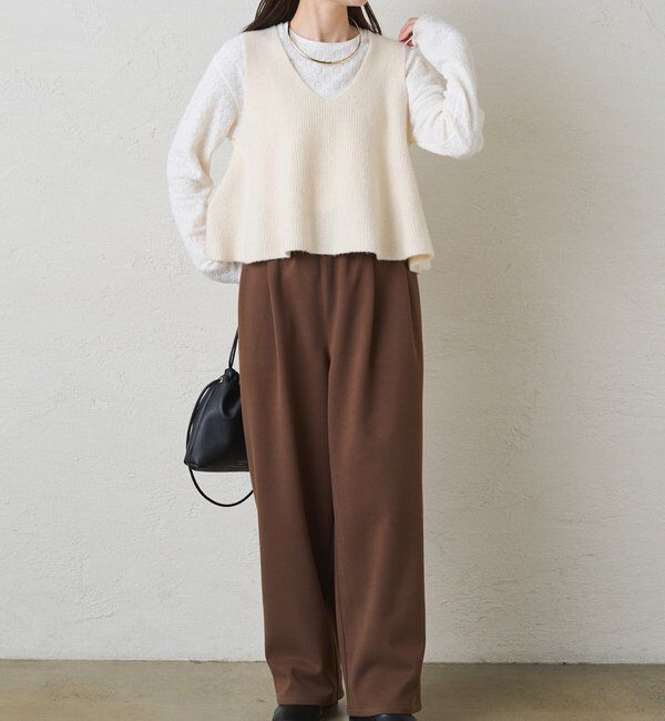  「ストレッチ起毛コクーンパンツ」|その他|