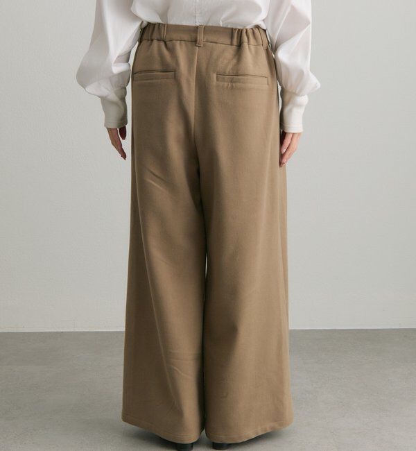  「ストレッチ起毛タックスラックスパンツ」|その他|