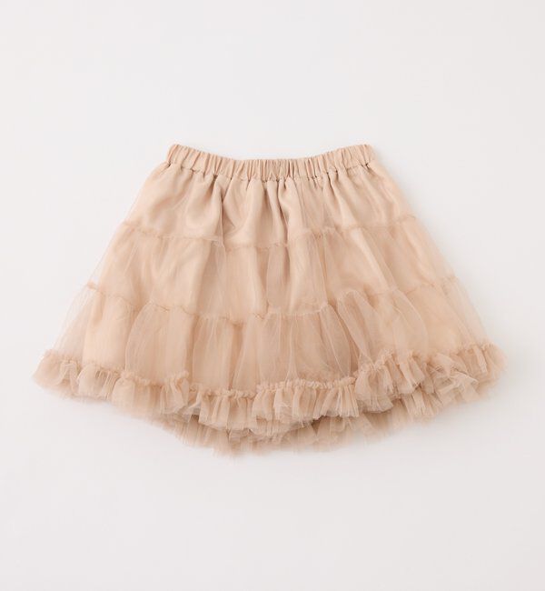  「【premiumorder】チュールティアードミ二スカート」|スカート|